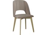 Sedie Da Tavolo Da Pranzo Afton 8 - Rovere Sonoma / Beige