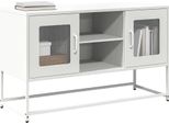 Maison Exclusive - Mobile Tv Bianco 100,5X39X60,5 Cm Acciaio