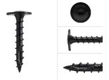 Viti A Testa Bombata Con Rivestimento Nero 8,0 X 50 Mm Torx - Confezione Da 50 Pezzi