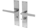 Maniglie Per Porta Lavuzo Nuoro In Acciaio Inox - Maniglia Per Porta Wc WC63 - Per Set