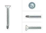 Viti Autoperforanti Con Punta Torx 4,2 X 32 Mm, Zincate - 250 Pezzi