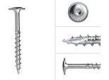 Viti A Testa Bombata Zincate 10 X 100 Mm Torx 40 - Confezione Da 50 Pezzi
