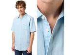 Wrangler Ss 1 Point Shirt Herren -Elegant Dream Blue 112352188 W5K0012098