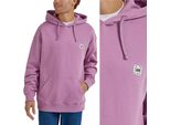 Lee Herren, Felpa Core Loose Hoodie, Xxl, Lila, Kapuzenpullover, , Felpa Con Cappuccio