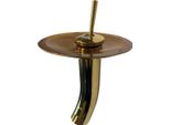 Domotechnika | Miscelatore Per Lavabo Moena - Oro - Cascata Di Vetro - Finitura Di Alta Qualità