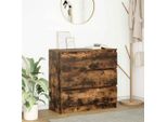Maison Exclusive - Credenza In Rovere Affumicato 80X35X76 Cm Materiale Ligneo