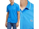Lee Herren, Poloshirt Pique, S, Blau, Poloshirt, Herren,