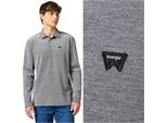 Wrangler Uomo, Polo Ls Refined Polo, M, Grigio, Polo, Uomo,