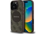 Etui Guess 4G Circle Classic Logo Magsafe Do Iphone 16 Pro Max BrąZowy