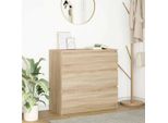 Maison Exclusive - Credenza Sonoma In Rovere 80X35X76 Cm Materiale Ligneo