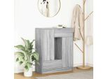 Maison Exclusive - Credenza Con Cassetti E Ante Grigio Sonoma 73X31X90 Cm