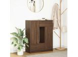 Maison Exclusive - Credenza Con Cassetti E Ante Effetto Rovere Marrone 73X31X90 Cm