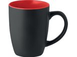 Midocean - Tazza Da Caffè "Lim"", Bicolore, Ceramica, 0,29L MO100 (Taglia Unica) (Nero/Rosso)"