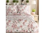 Lino Esmee Ii. 100% Cotone 1X 220X200 Cm, 2X Copertina 70X80 Cm Biancheria Da Letto Francese Mybesthome