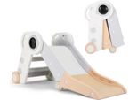 Scivolo Pieghevole Per Bambini - Scivolo Doppio Pieghevole Per Interni Ed Esterni - Per Bambini Da 1 A 3 Anni - Beige E Bianco - Babytuinglijbaan - Regalo Perfetto