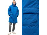 Mustang Herren, Winterjacke Long Parka, L, Blau, Jacke, Inverno, Jacken