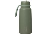 B.Box Thermos Con Cannuccia 1L Oliva