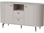 Credenza Zama Cassettiera 150X40X81Cm 2 Ante Colore Selezionabile, Cashmere
