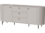 Credenza Zama Cassettiera 190X40X81Cm 2 Ante Colore Selezionabile, Cashmere