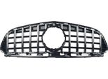 Griglia Paraurti A Molla Stile Gtr - Per Mercedes W212 Classe E Berlina (2014-2016) - Chroom + Nero - Accessori Auto