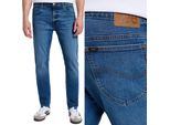 Lee Herren, Jeanshosen, Vestibilità Regolare Rider, W33 L32, Blau, Jeans, Baggyjeans, Buggy