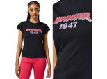 Wrangler Damen, Maglietta Shrunken Band Tee, S, Schwarz, Sport, Tshirt, Camicia