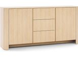 Credenza Bari Cassettiera 168X39X84Cm 2 Ante Colore Selezionabile, Rovere Vicenza