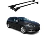 Menabo DachträGer GrundtäGer FüR Ford Mondeo Turnier 2014-2022 75Kg Alu Schwarz