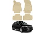 2017-2024 Audi Q5 Fy Tappetini Tpe Beige 4 Pz
