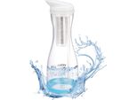 Vevor Caraffa Filtrante Per L'acqua Caraffa Filtrante Per L'acqua 6 Tazze Dispenser Di Filtri Per L'acqua In Vetro, Sistema Di Filtraggio Dell'acqua Adatto Al Frigorifero, Senza Bpa, Durata 3 Mesi / 800 L, Riduce Gli Odori Di Cloro E Ruggine Pfoa/Pfos