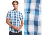 Lee Uomo, Camicia Button Down Ss, M, Blu, Camicie Da Uomo, , Uomo