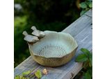 Vaschetta Per Uccelli, Mangiatoia Per Uccelli, Ciotola Per Uccelli, Vasca D'acqua In Ceramica, Stazione Di Alimentazione Per Uccelli, Decorazione Da Giardino