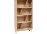 5 Cinque Semplicemente Intelligenti - BüCherregal Abana Helles Holz