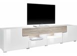 Mobile Tv Tartu Basso 208X39,5X47Cm Colore Selezionabile