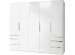 Armadio Livello Armadio Ad Ante Battenti Con Cassetti Design Selezionabile