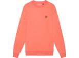 Lyle & Scott - Felpa Girocollo Da Uomo In Pile GT6398 (S) (Corallo)