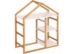 Atmosphera Createur D'interieur - Libreria 3 Ripiani Bako Bianco 68X82Cm