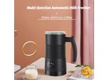 Montalatte 4 In 1 Caldo/Freddo 400W Interno Staccabile E Antiaderente 11.84Oz/350Ml Montalatte Elettrico Automatico E Vaporizzatore Per Caffè Latte Caldo