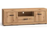 Base Tv Dora 160X40X55Cm Rovere Evoke A 2 Ante