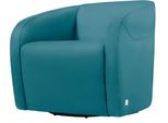 Sessel Egoitaliano "Charlottaas Clubsessel, Designsessel, Modern Und Zeitlos, Bequem", Blau (TüRkis), B:73Cm H:73Cm T:76Cm, Leder »Carezza« (Rindsleder). Halbnarbiges Naturleder Mit Einer Dicke Von 1, 2-1, 4 Mm. Es Hat Eine Weiche Und Wachsartige Hand Mit Halb Undurchsichtigem Aussehen. Carezza Ist Ein Naturleder, Das Die UrsprüNglichen Eigenschaften Der MäNtel Nicht VeräNdert. Das Vorhandensein V