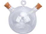Dispenser Per Olio D'oliva E Aceto 2 In 1 In Vetro Con Doppio Beccuccio Per Olio E Aceto Contenitore Per Cucina Stile 1