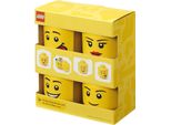 Lego 43330801 Set Mini Testa Di Stoccaggio Lego Testa Di Stoccaggio, 4 Pezzi