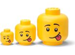 Scatola Di Immagazzinamento Head Silly, Set Di 3 Pezzi - Lego