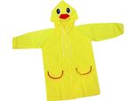 Animale Che Modella L'impermeabile Per Bambini Cartone Animato Colorato Abbigliamento Antipioggia Ecologico Per Studenti Giallo