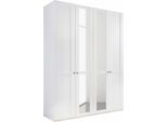 Armadio Newport 180X58X234Cm Armadio Da Camera Bianco A 4 Ante (18395)