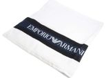Emporio Armani - Asciugamano, Tessuto, Logo GT8735 (Taglia Unica) (Bianco)