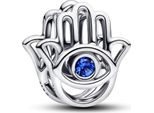 Pandora Moments Charm Hamsa Hand Blu Argento 794062C00