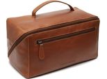 The Chesterfield Brand Borsa Da Toilette Trevia Toiletry Bag Cognac Marrone Chiaro