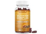 Complesso Di Funghi Gummies (60 Orsetti Gommosi) Integratore Alimentare, Cervello, Memoria, Nervi, Sistema Immunitario, Concentrazione Mentale