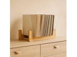 Porta Dischi In Vinile, Supporto In Bambù Per 50 Lp